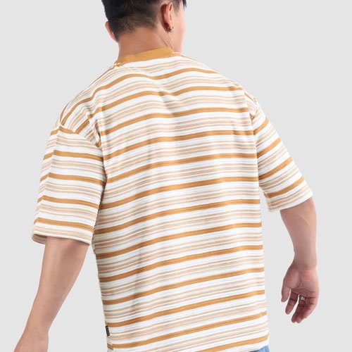 Stripe Textured T-Shirt