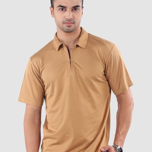 Orange Abstract Polo T-Shirt